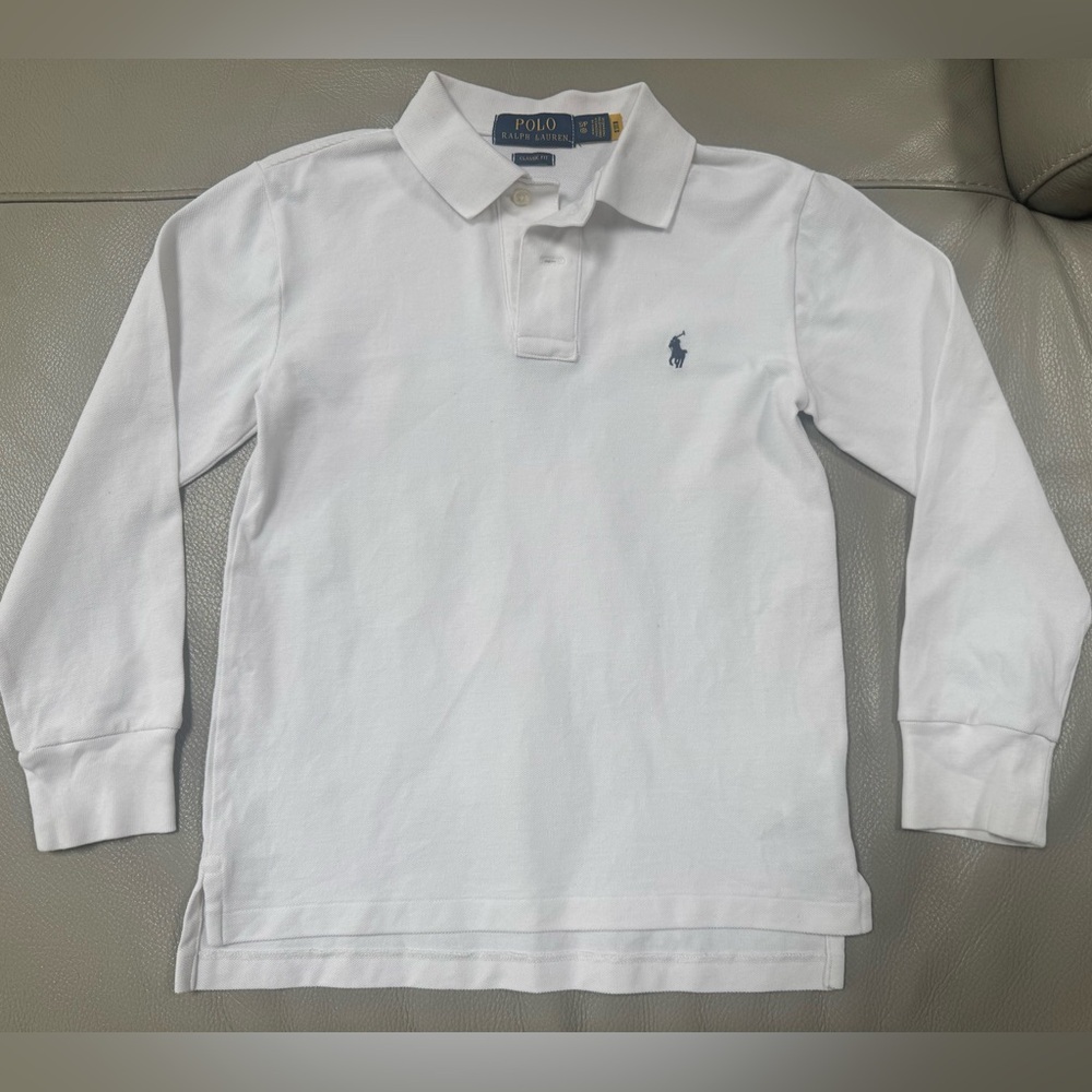 Ralph Lauren kids long sleeve polo shirt size S (8)
